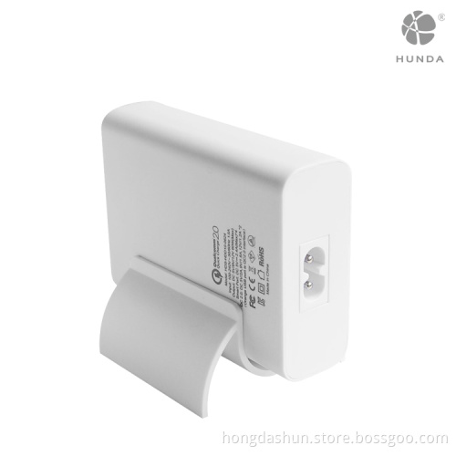 Double QC2.0 plug 60W 12A 6 port USB quick charge 2.0 adapter charger